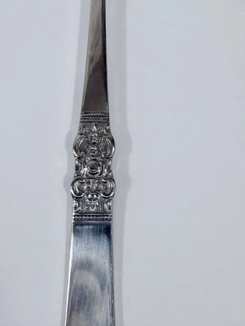Vintage Northland Oneida Stainless Steel Shrimp Form Soup Spoon Set Flatware Sil